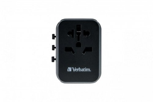 Verbatim Adapter podróżny UTA-03 49545 180 krajów, ładowarka PD 30W, QC 3.0 3x USB-C , 2x USB-A