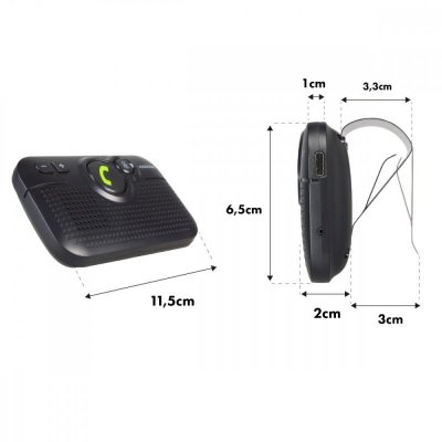 Audiocore Zestaw głośnomowiący BT 5.0 A2DP autostart AC475