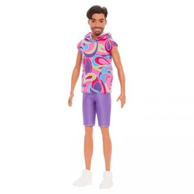 Mattel Lalka Barbie Stylowy Ken, brunet z krótką brodą