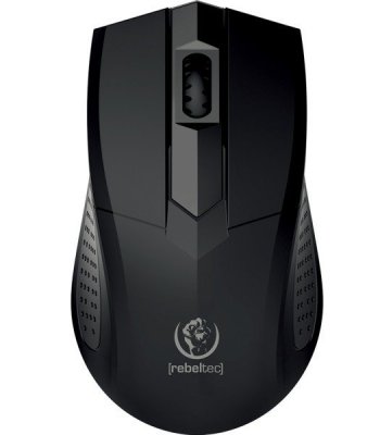 Rebeltec Mysz optyczna  Focus USB, 1200DPI 3 przyciski i rolka,     czułość 125Hz, kabel 1.8m, waga 66g