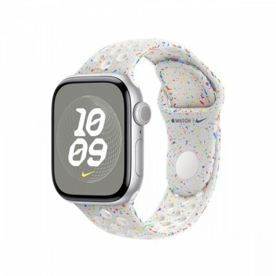Apple Pasek sportowy Nike w kolorze czystej platyny do koperty 40 mm - rozmiar M/L