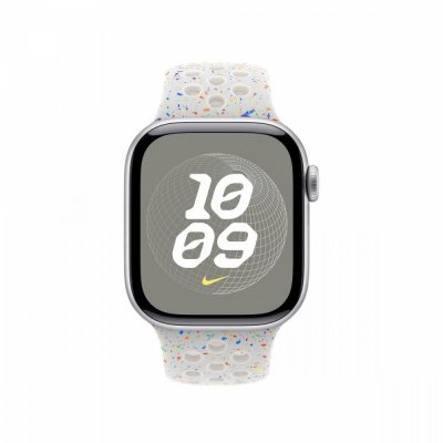 Apple Pasek sportowy Nike w kolorze czystej platyny do koperty 40 mm - rozmiar M/L
