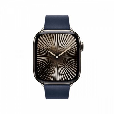 Apple Pasek w kolorze głębinowego błękitu z klamrą nowoczesną do koperty 42 mm - rozmiar M