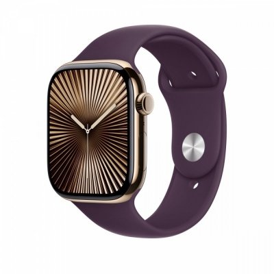 Apple Pasek sportowy w kolorze dojrzałej śliwki do koperty 46 mm - rozmiar S/M