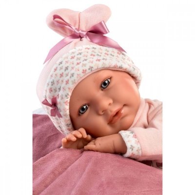 Llorens Lalka bobas Mimi z nosidełkiem 42 cm