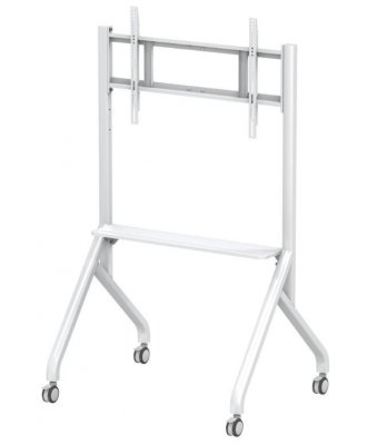 Techly Stojak mobilny TV 56-100 cali do 100kg regulowany półka AV