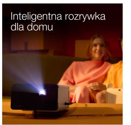 Epson Projektor, rzutnik mini laser EF-21W bialy FHD/1000L/5m:1/2.3kg