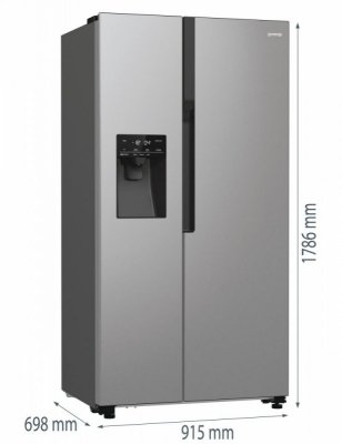Gorenje Chłodziarko-zamrażarka NRR9185ESXL Side by Side