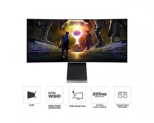 Samsung Monitor komputerowy gamingowy 34 cale LS34DG850SUXDU