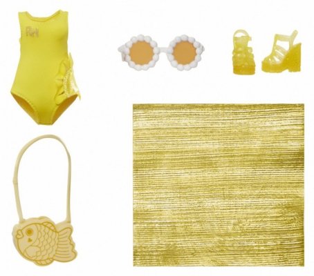MGA Lalka Rainbow High Swim Style Sunny Yellow