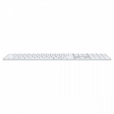 Apple Klawiatura Magic Keyboard z Touch ID i polem numerycznym dla modeli Maca z czipem Apple - angielski (międzynarodowy) - białe klawisze