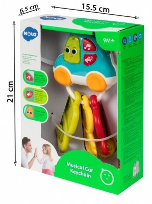 Smily Play Auto z kluczykami światło, dźwięk