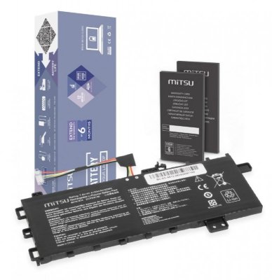 Mitsu Bateria B21N1818 do Asus Vivobook 15 A512 R512 X512 4150 mAh (32 Wh) 7.6V (7.4V)