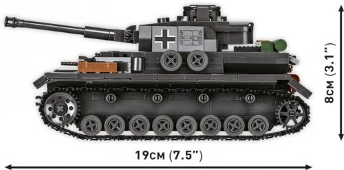 Cobi Klocki Klocki Panzerkampfwagen IV Ausf. G 643 klocków