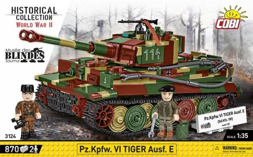 Cobi Klocki Klocki Pz.Kpfw. VI Tiger Ausf. E 870 klocków