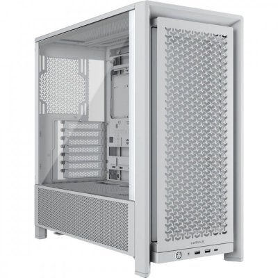 Corsair Obudowa FRAME 4000D Biała Mid Tower ATX