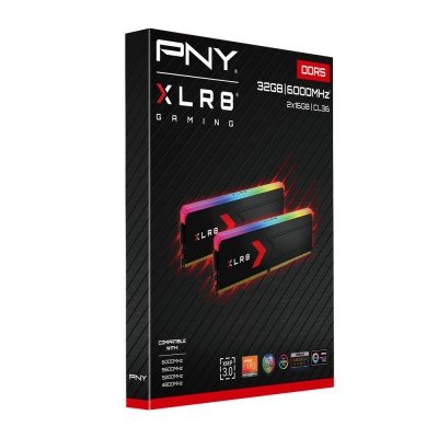 PNY Pamięć DDR5 32GB 6000 C36 2x16 MD32GK2D5600036XRGB