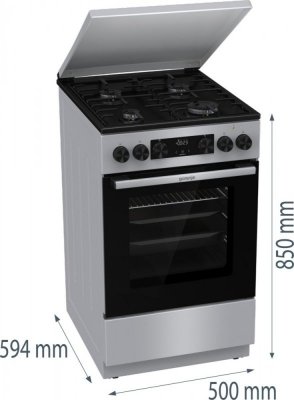 Gorenje Kuchnia gazowo-elektryczna GK5C43SH