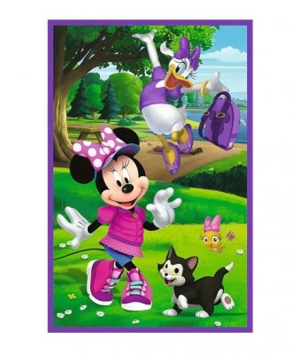 Trefl Puzzle 3x80 elementów Minnie i przyjaciele