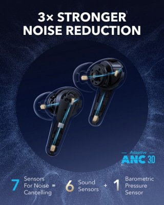 Anker Słuchawki bezprzewodowe Soundcore Liberty 4 PRO Bluetooth błyszcząca czerń