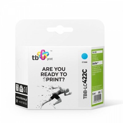 TB Print Tusz do Brother MFC-J5340DW TBB-LC422C 100% nowy cyan
