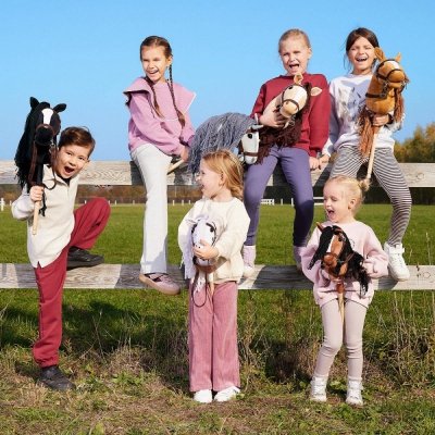 Tootiny Koń na kiju Hobby Horse HOPPIHORSE A4 Chestnut - brąz, maść kasztanowata