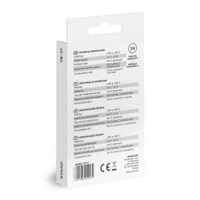 Savio Bezprzewodowy adapter CarPlay & Android Auto TR-17
