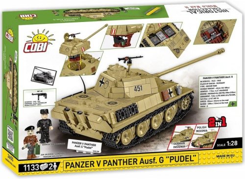 Cobi Klocki Klocki Panzer V Panther G Pudel 1133 klocków