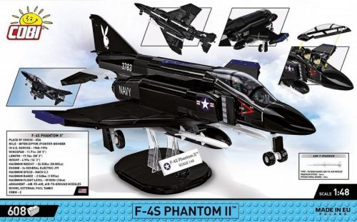 Cobi Klocki Klocki F-4S Phantom II 608 klocków