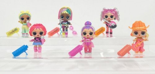 MGA Lalka L.O.L. Surprise Neon Pop Stars Display 12 sztuk