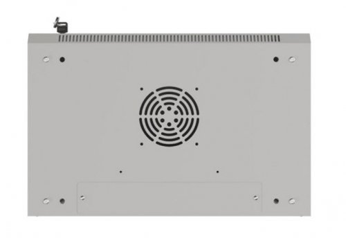 Lanberg Szafa instalacyjna rack wisząca 19 cali 6U 540x350 szara drzwi przeszklone ( flat pack)