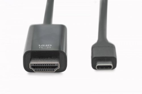 Digitus Kabel USB Type-C/HDMI M/M USB 3.1 Gen.2 SuperSpeed+ 4K/60Hz 18Gbps 2m czarny