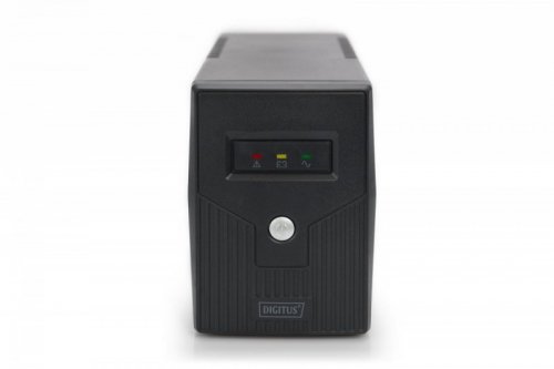 Digitus UPS Line-Ineractive LED BASIC, 600VA/360W, 1x12V/7Ah, AVR, 2x Schuko CEE 7/3
