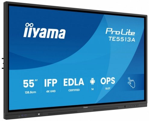 IIYAMA Monitor interaktywny 55 cali TE5513A-B1AG z uchwytem