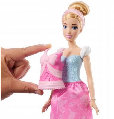 Mattel Lalka Disney Princess Historia Kopciuszka 2w1
