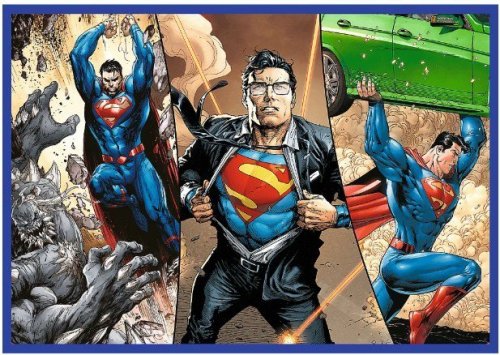 Trefl Puzzle 4x250 elementów Superman Odwaga