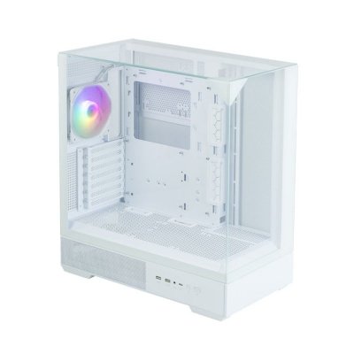 Zalman Obudowa P40 Prism Mid-Tower szkło hartowane biała