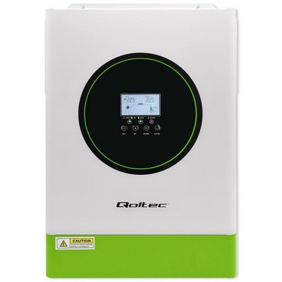 Qoltec Hybrydowy Inwerter solarny Off-Grid  6200W | 120A | 48V | MPPT | BMS | Sinus | opcja Wi-Fi | Power Factor 1.0