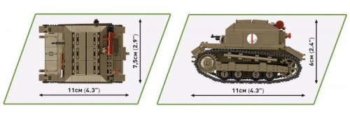Cobi Klocki Klocki Tankietka TK-3 323 klocków