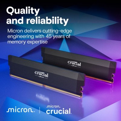Crucial Pamięć DDR5 Pro OC 32/6400(1*32GB) CL40