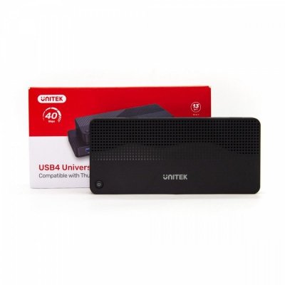 Unitek Stacja dokująca 12w1 USB-C, HDMI 2.1, USB 4, PD 100W; D1079A