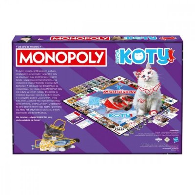 Winning Moves Gra Monopoly Koty 2025