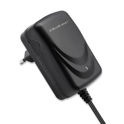 Qoltec Automatyczna ładowarka do akumulatora AGM GEL STD 6V | 1A |      Prostownik z sygnalizatorem LED