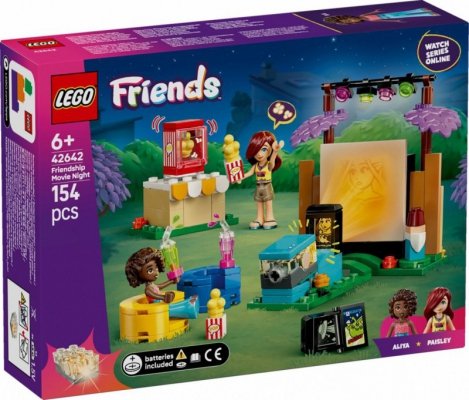 LEGO Klocki Friends 42642 Maraton filmowy przyjaciółek