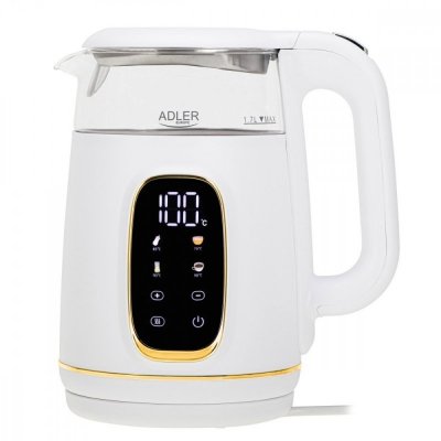 Adler Czajnik 1,7l z wyświetlaczem LED, regulacją temperatury AD 1305WG
