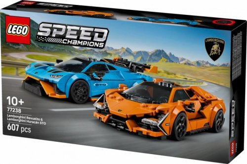 LEGO Klocki  Speed Champions 77238 Lamborghini Revuelto i Huracan STO