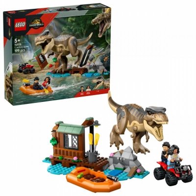 LEGO Klocki Jurassic World 76975 Ucieczka rzeką przed tyranozaurem