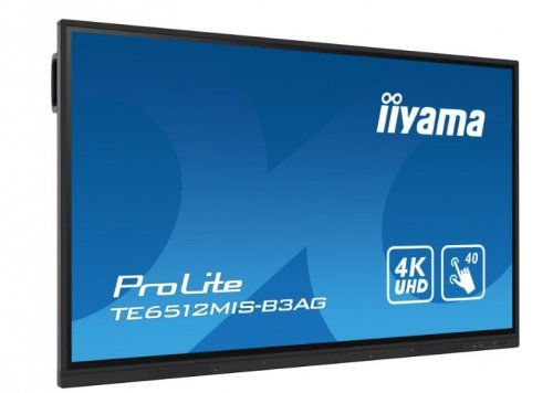 IIYAMA Monitor interaktywny 65 cali TE6512MIS-B4AG  40pkt,IPS,4K,24/7,7H, ANDROID 14, RK3576, 8/128GB, EDLA, Essential