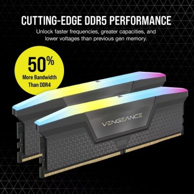 Corsair Pamięć DDR5 Vengeance RGB 48GB/6000 (2x24GB) CL30 AMD EXPO & Intel XMP