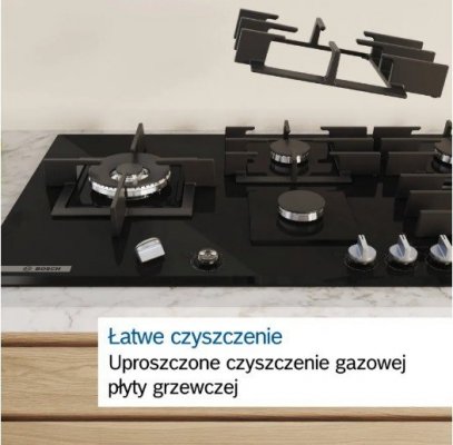 Bosch Płyta gazowa PCQ7A5I90 75 cm inox